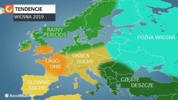 Pogoda Na Wiosne Dla Europy Wedlug Accuweather Zmagania Ciepla I Zimna Nad Europa Srodkowa Przyroda Pogoda Klimat